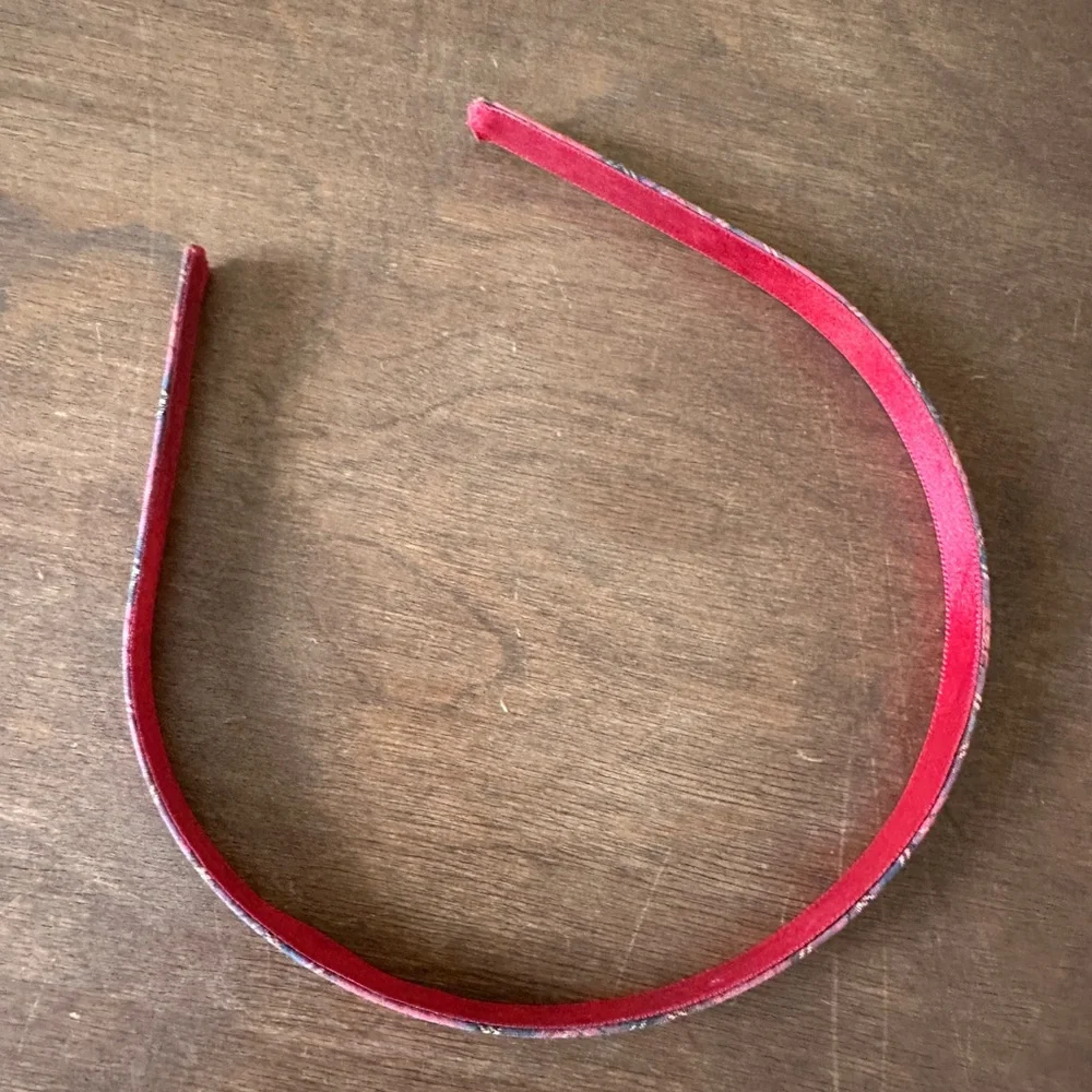 J.Crew Holiday Plaid Fabric Headband